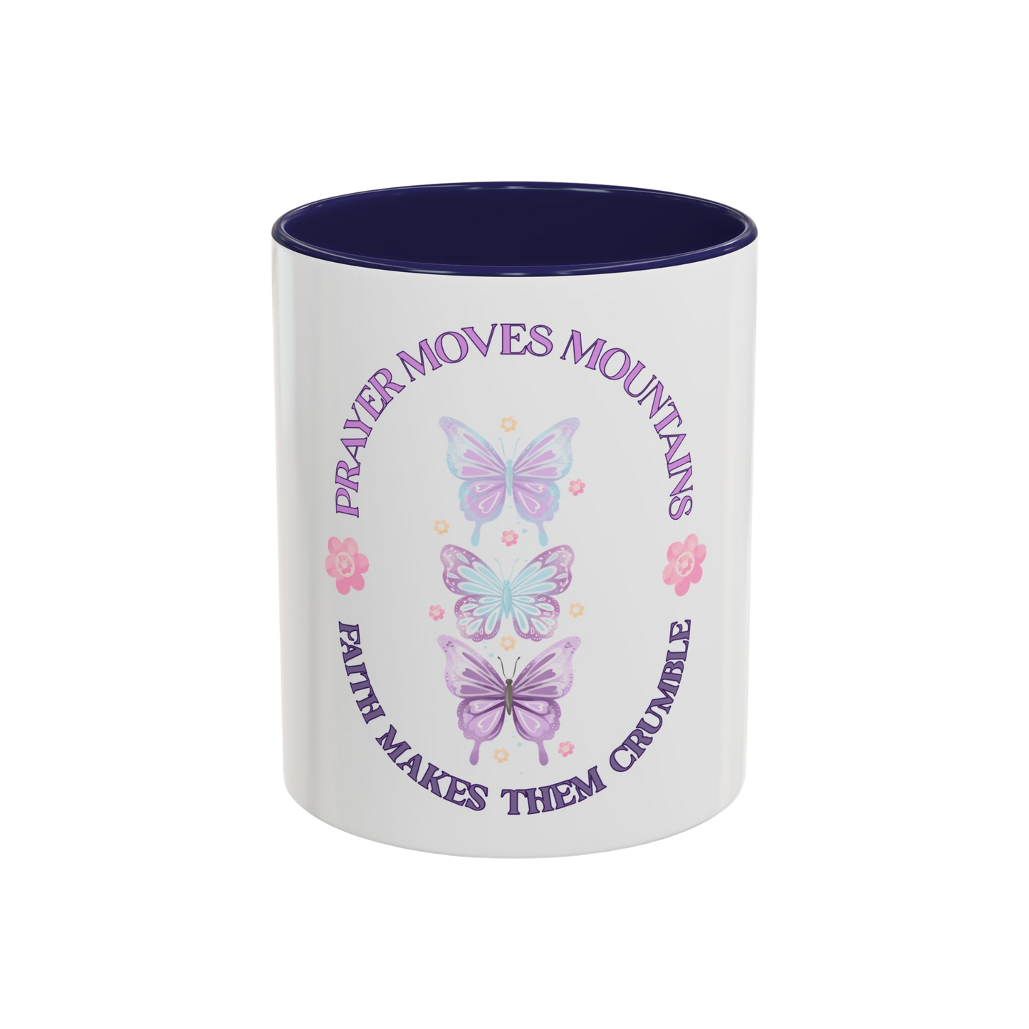 Faith Moves Mountains Christian Coffee Cup