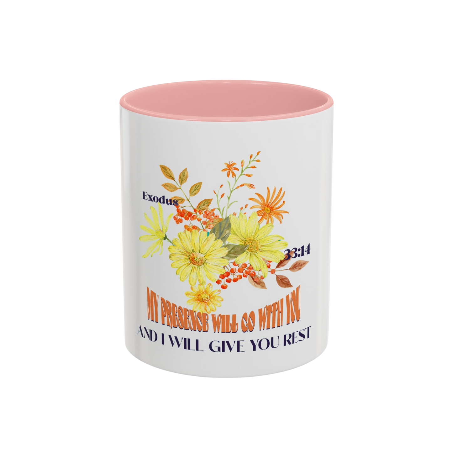 My Presence Will Go With You Christian Coffee Cup