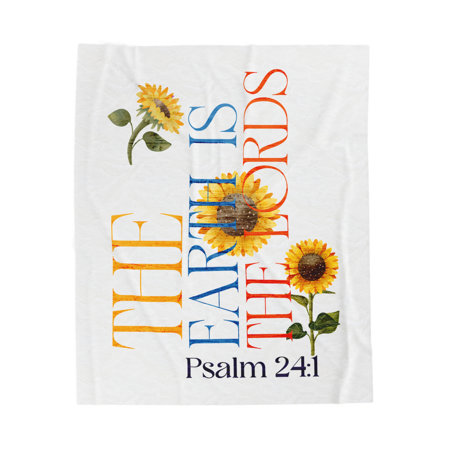 The Earth is the Lord’s Comfort Scripture Throw