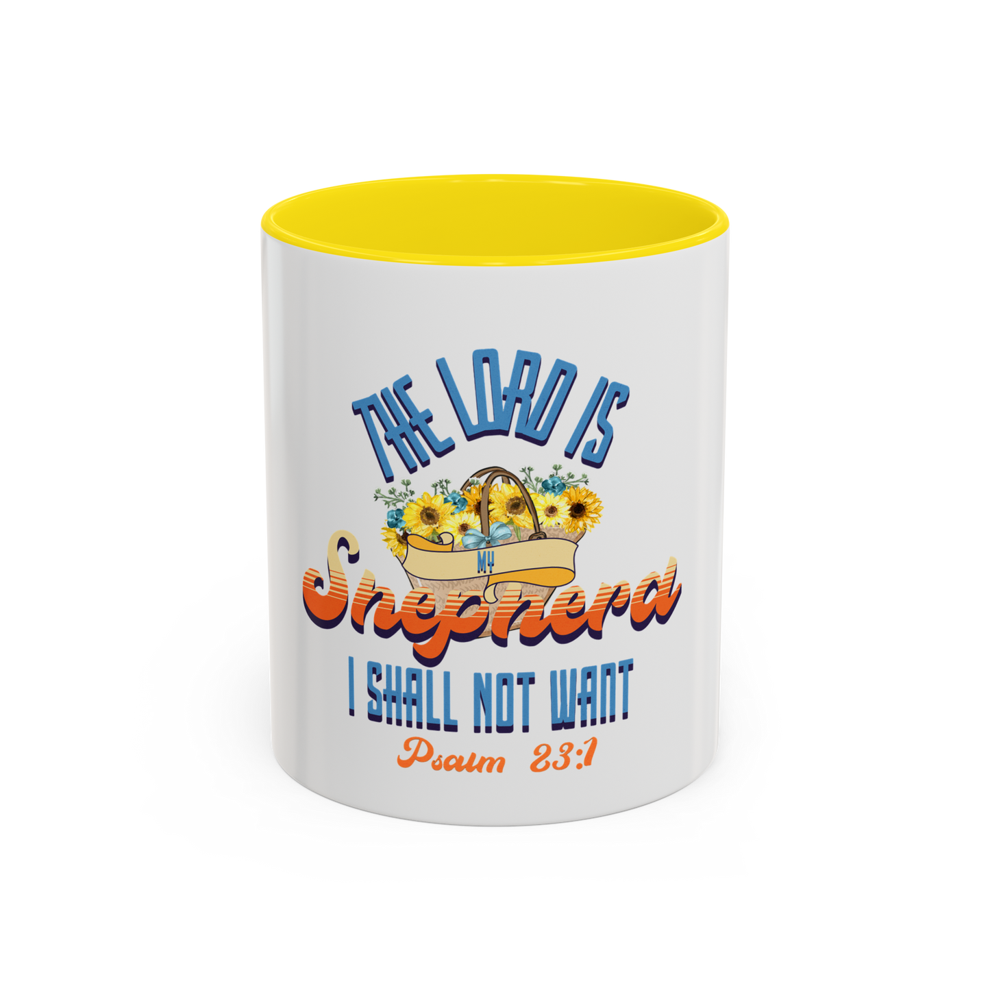 The Lord is My Shepherd Christian Coffee Cup
