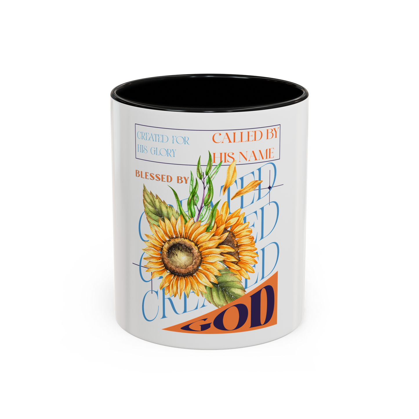 Created for His Glory Christian Coffee Cup