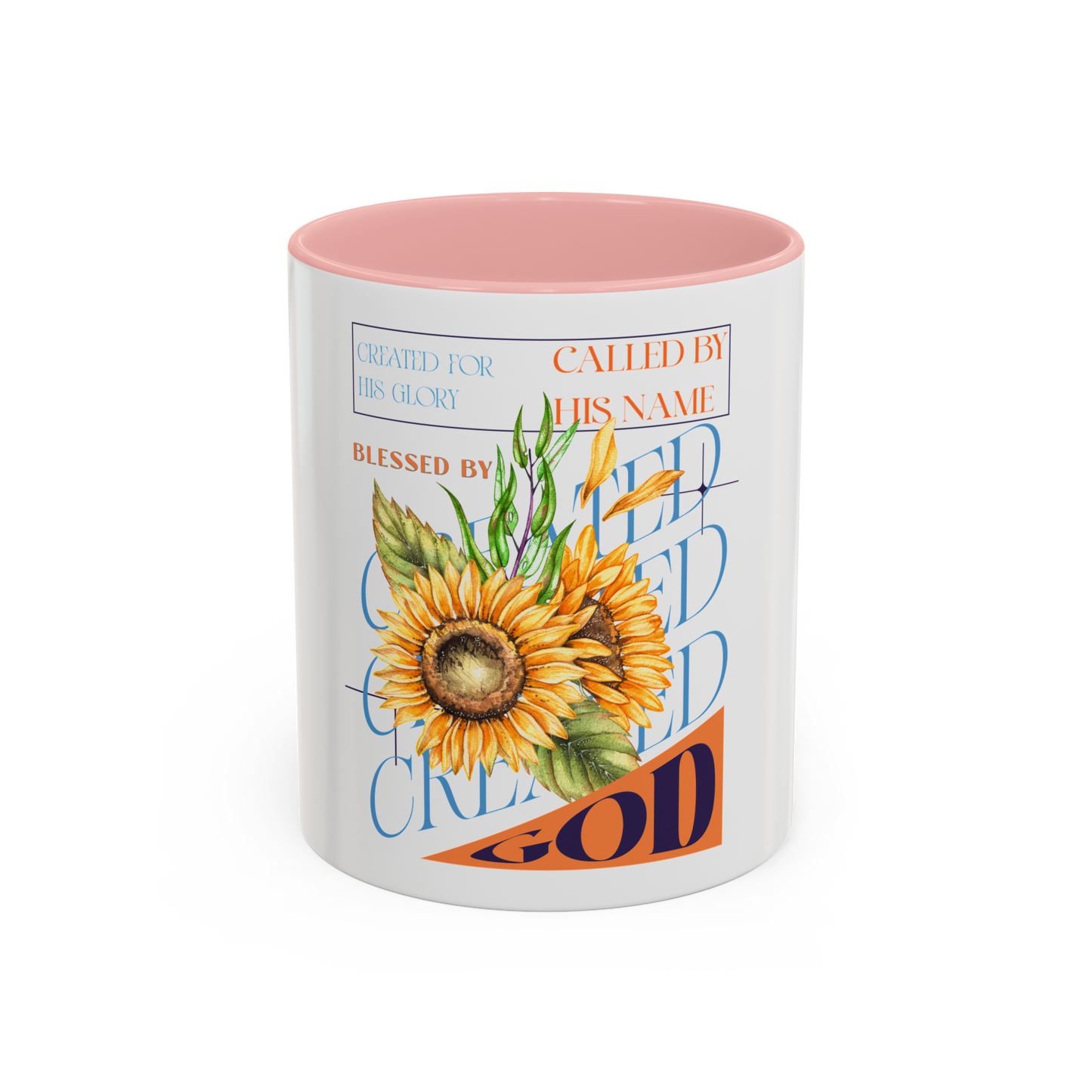 Created for His Glory Christian Coffee Cup