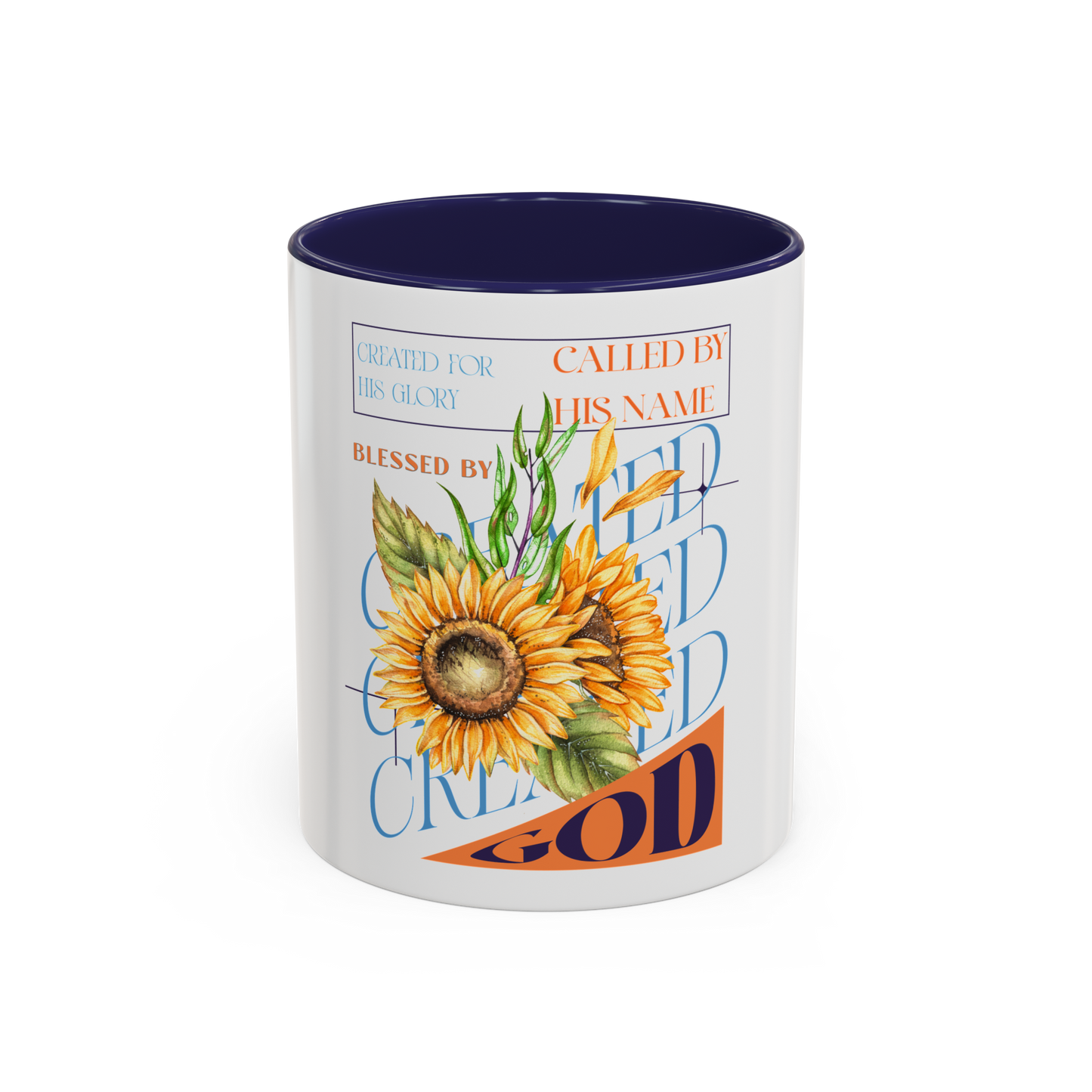 Created for His Glory Christian Coffee Cup