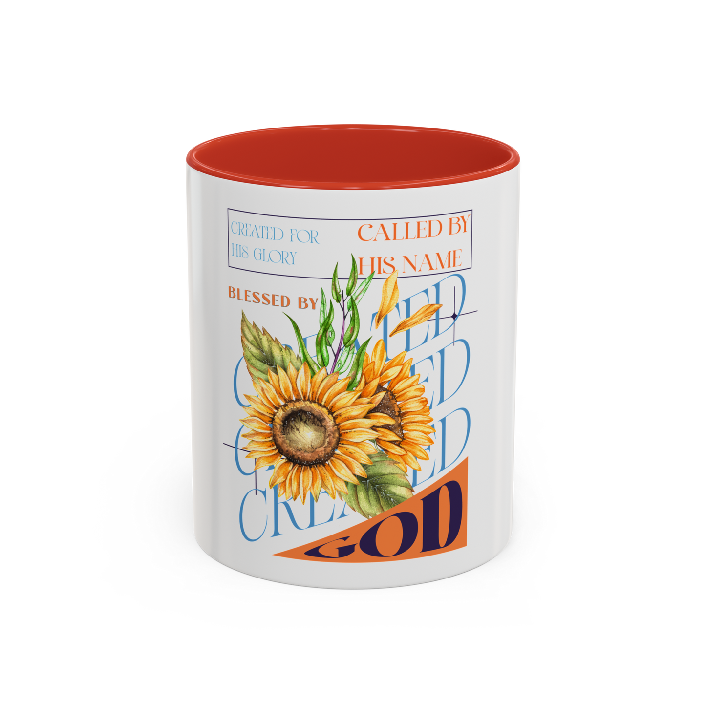Created for His Glory Christian Coffee Cup