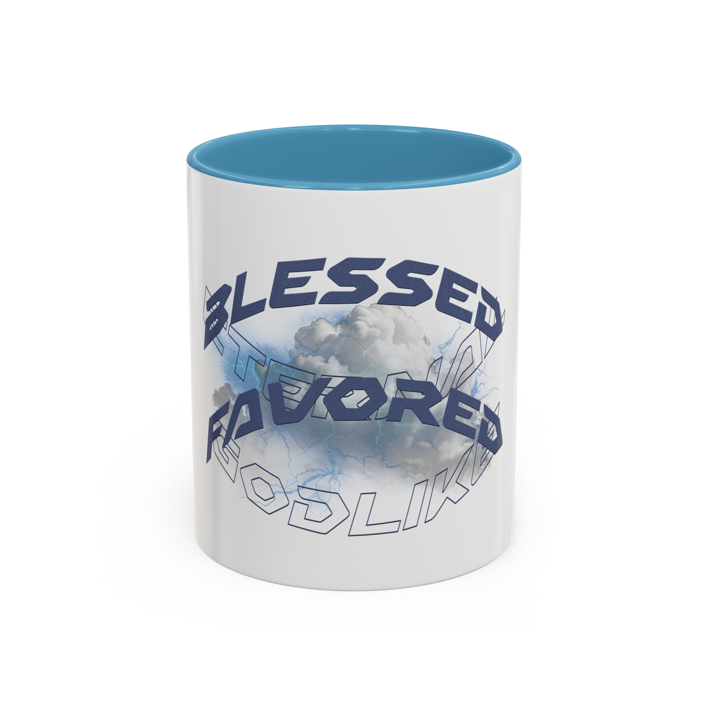 Blessed & Favored Christian Coffee Cup