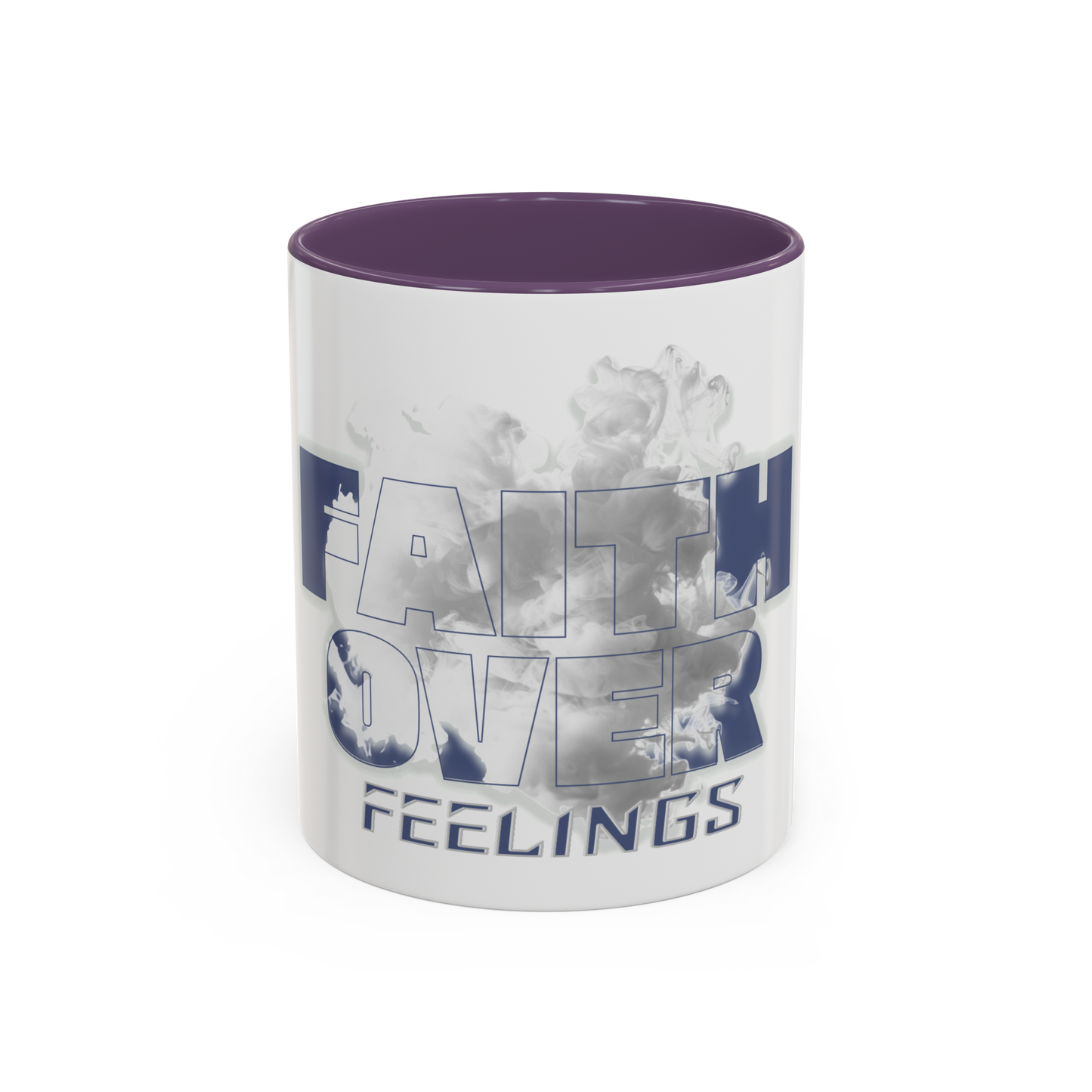 Faith Over Feelings Morning Grace Christian Coffee Cup