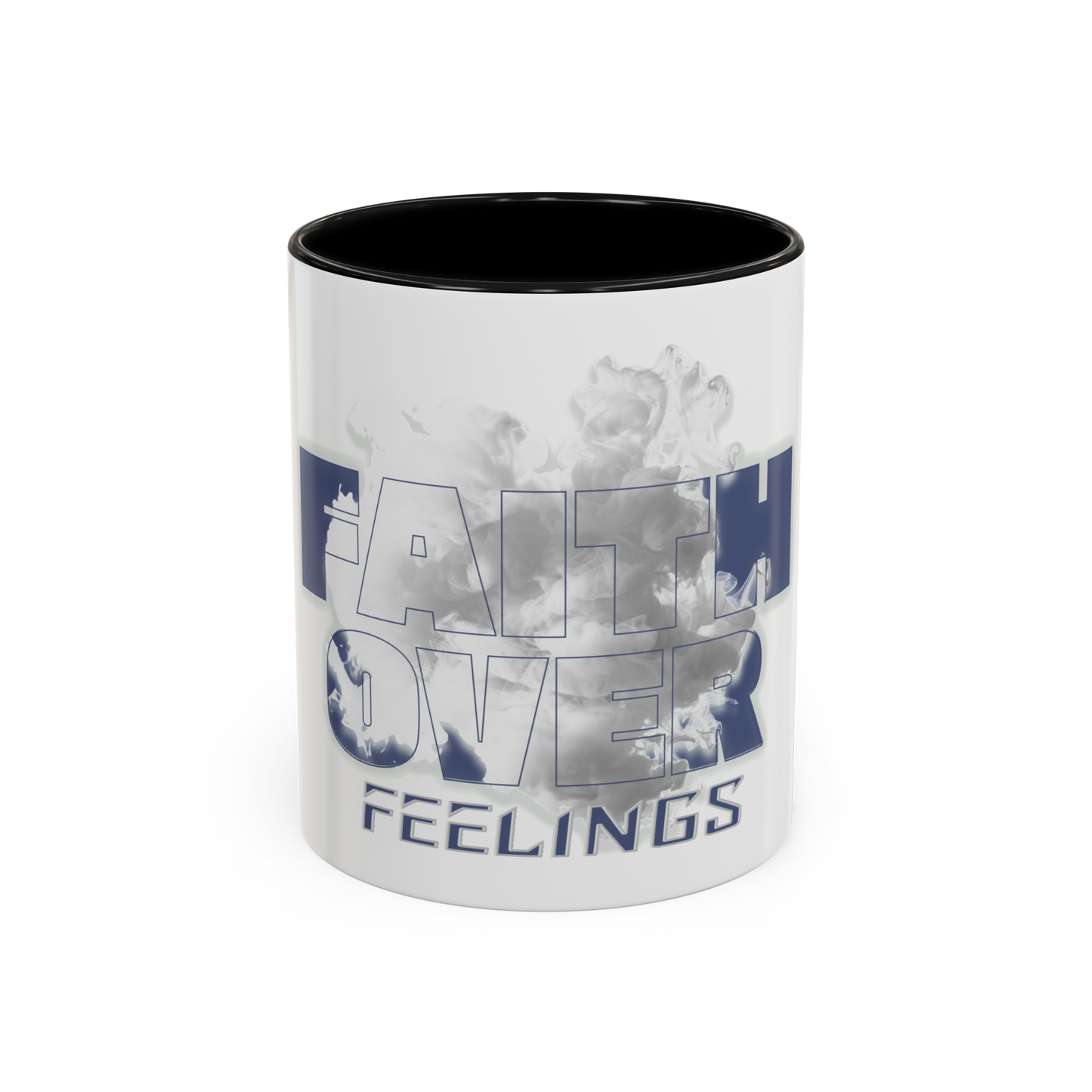 Faith Over Feelings Morning Grace Christian Coffee Cup