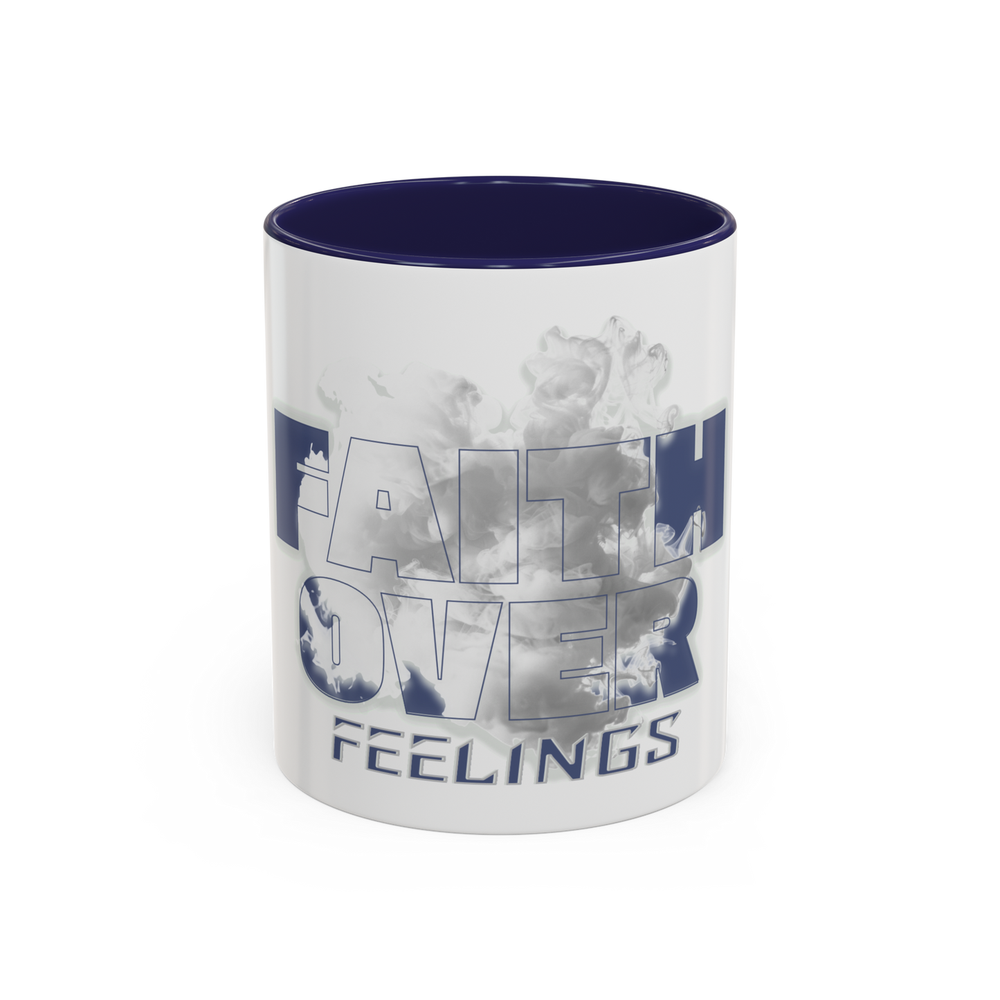 Faith Over Feelings Morning Grace Christian Coffee Cup