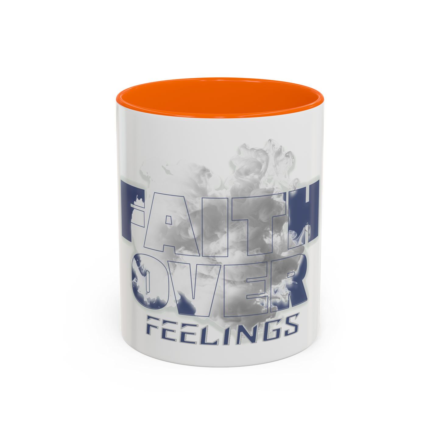 Faith Over Feelings Morning Grace Christian Coffee Cup