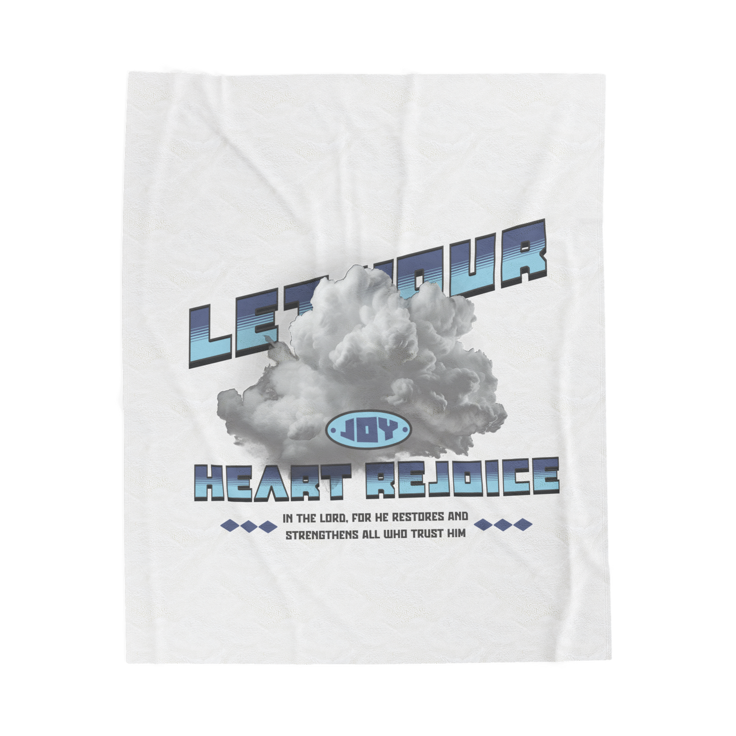 Let Your Heart Rejoice Cozy Comfort Scripture Throw