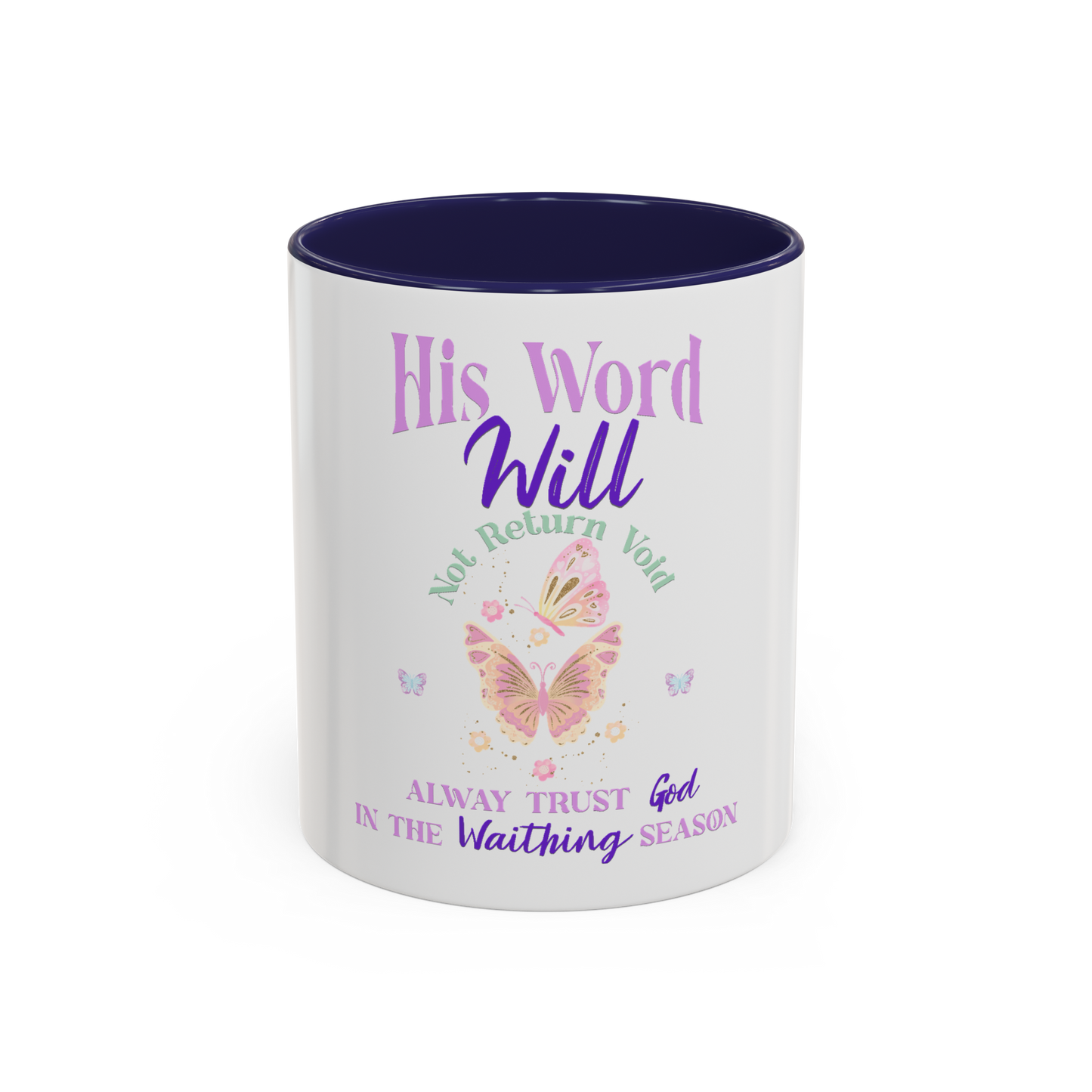 Trust God in The Waiting Christian Coffee Cup