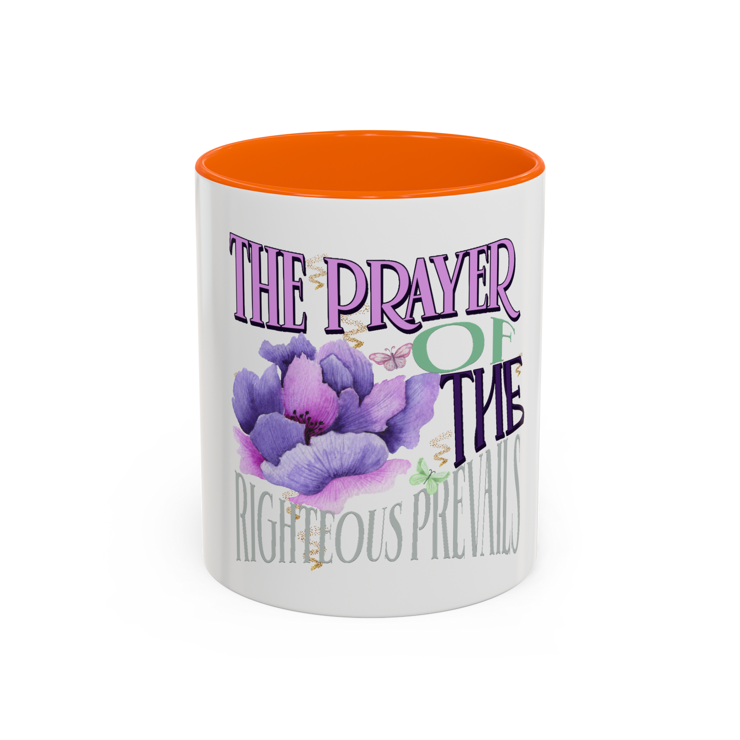 The Prayer Of The Righteous Christian Coffee Cup