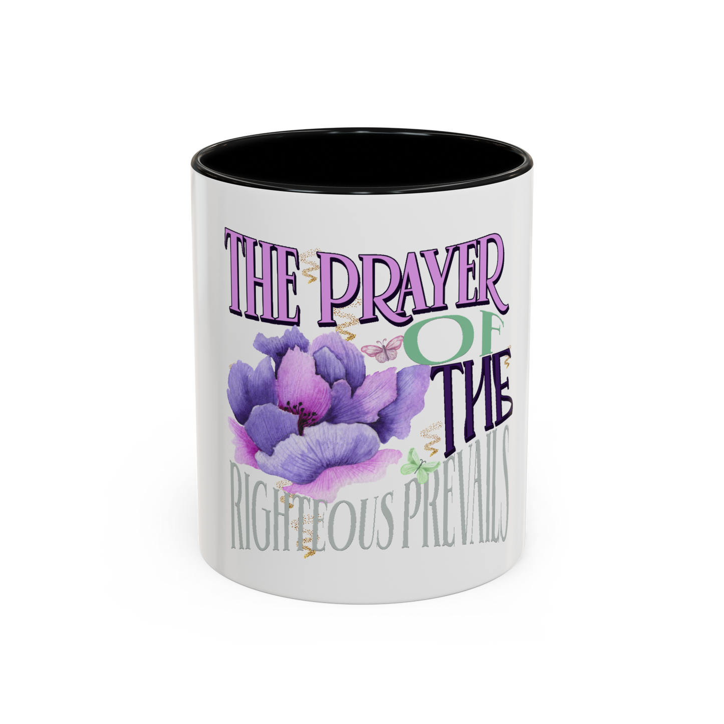 The Prayer Of The Righteous Christian Coffee Cup