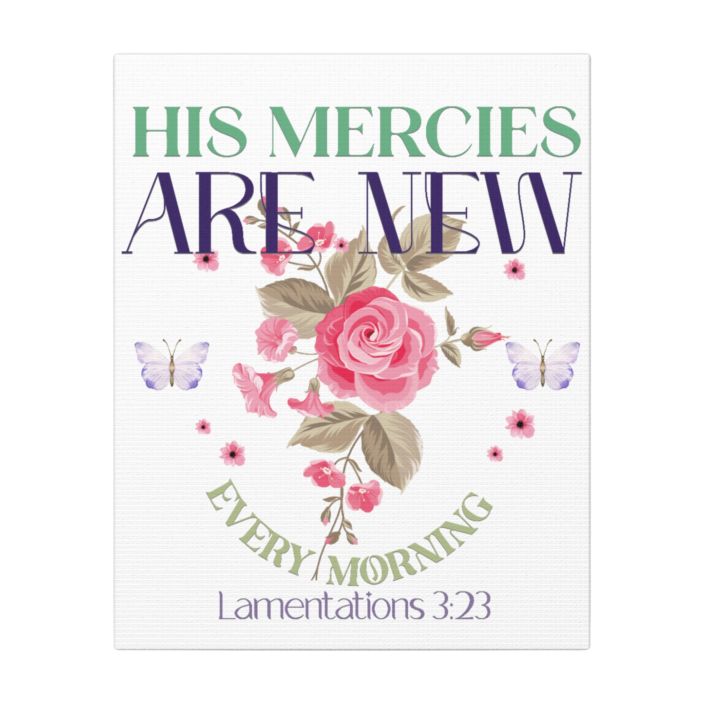 His Mercies Are New Every Morning Scripture Print