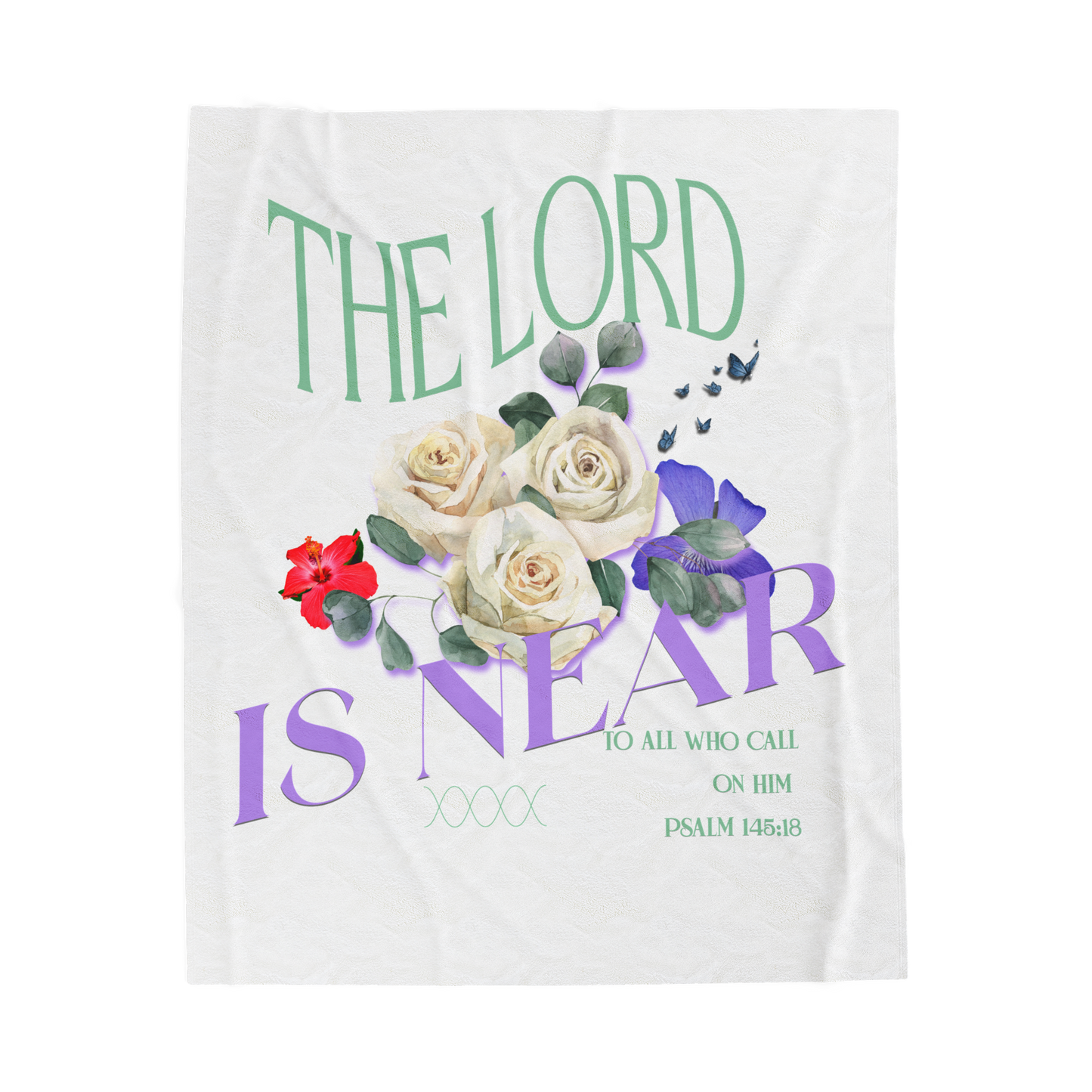 The Lord Is Near Scripture Throw