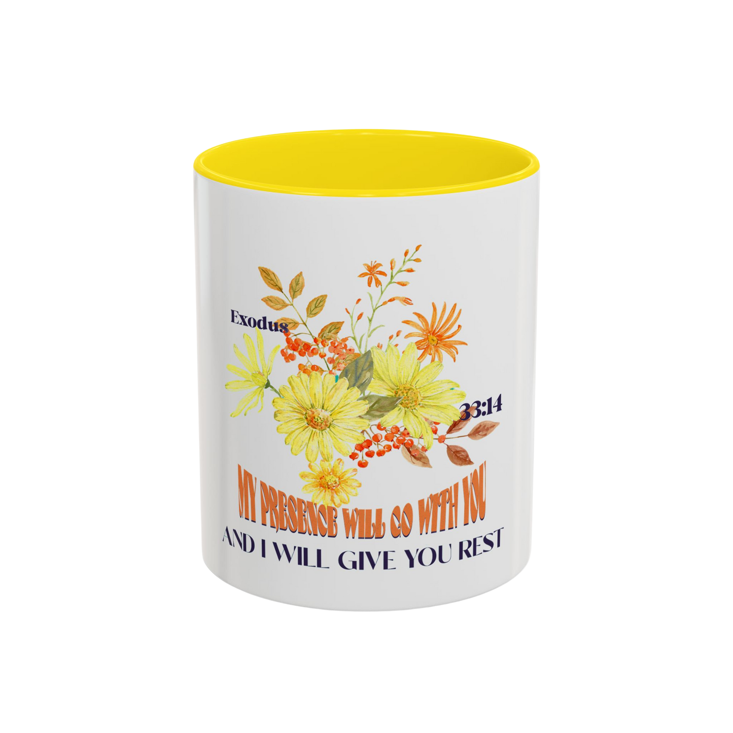 My Presence Will Go With You Christian Coffee Cup