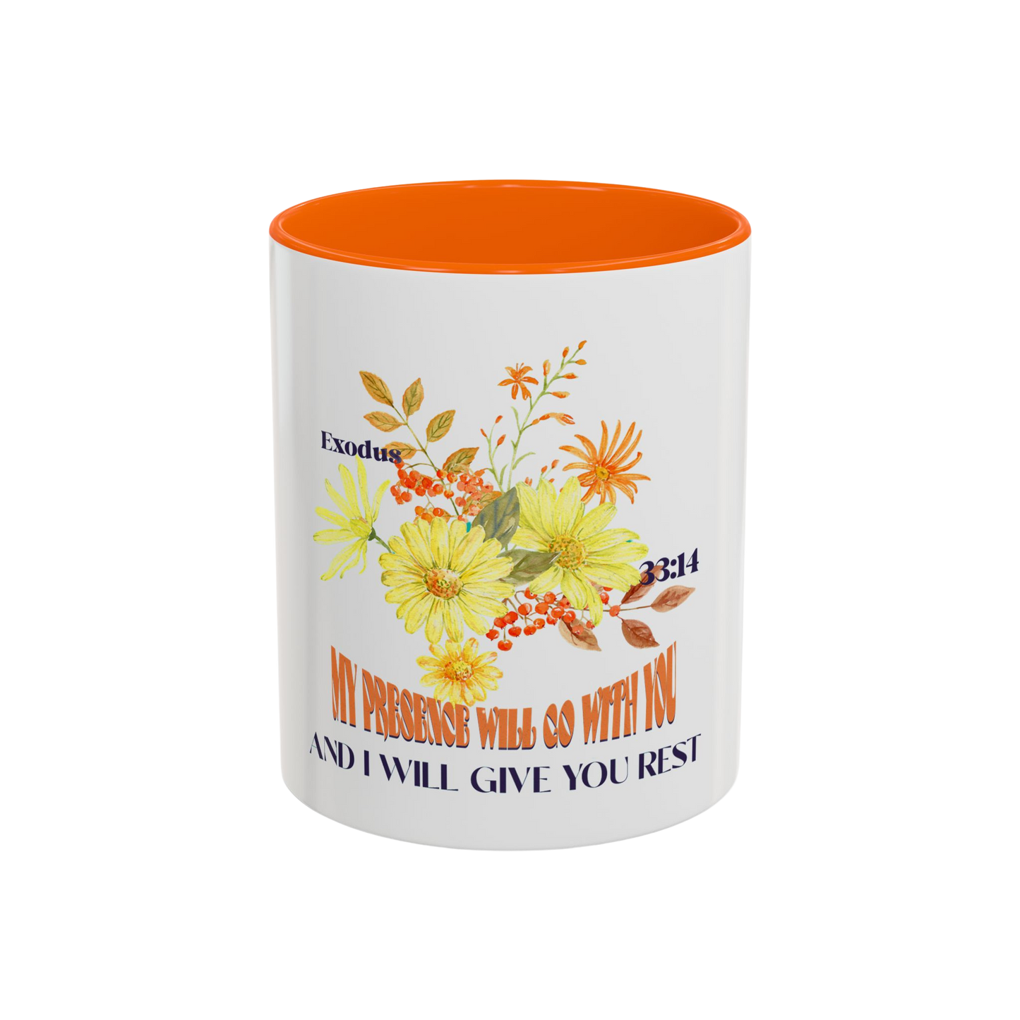 My Presence Will Go With You Christian Coffee Cup