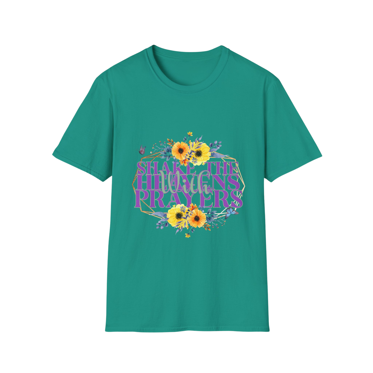Shake the Heavens with Prayer Faith-Based Apparel for Women & Men