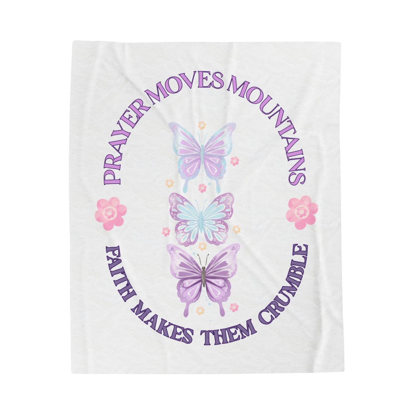 Faith Moves Mountains Scripture Throw