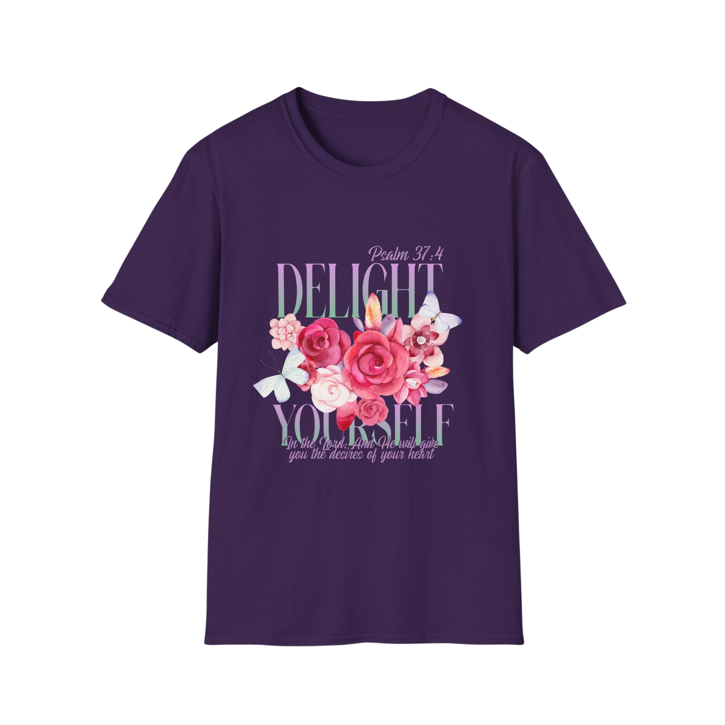 Delight Yourself in the Lord Faith-Based Apparel for Women & Men