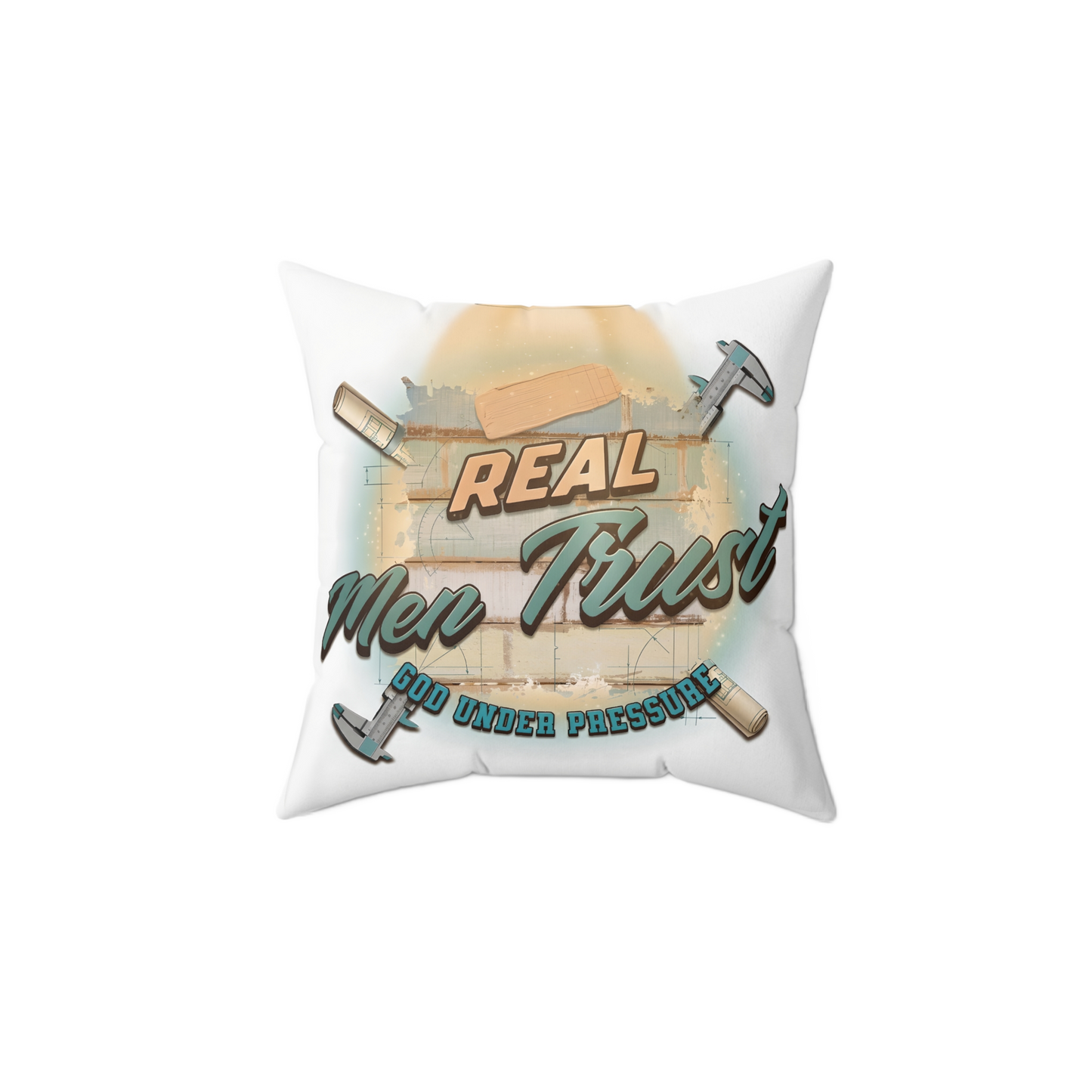 REAL MEN TRUST GOD Rest Pillow