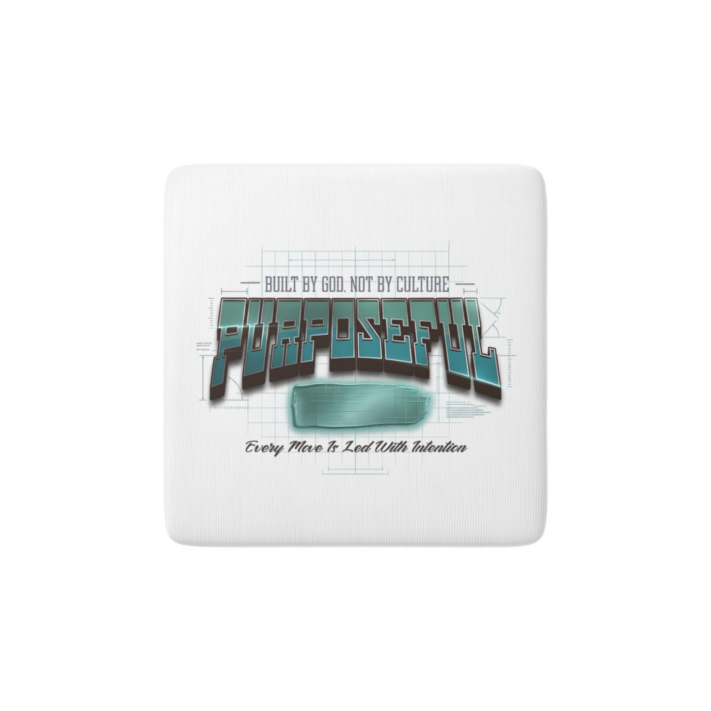 BUILT BY GOD Reminder Tile