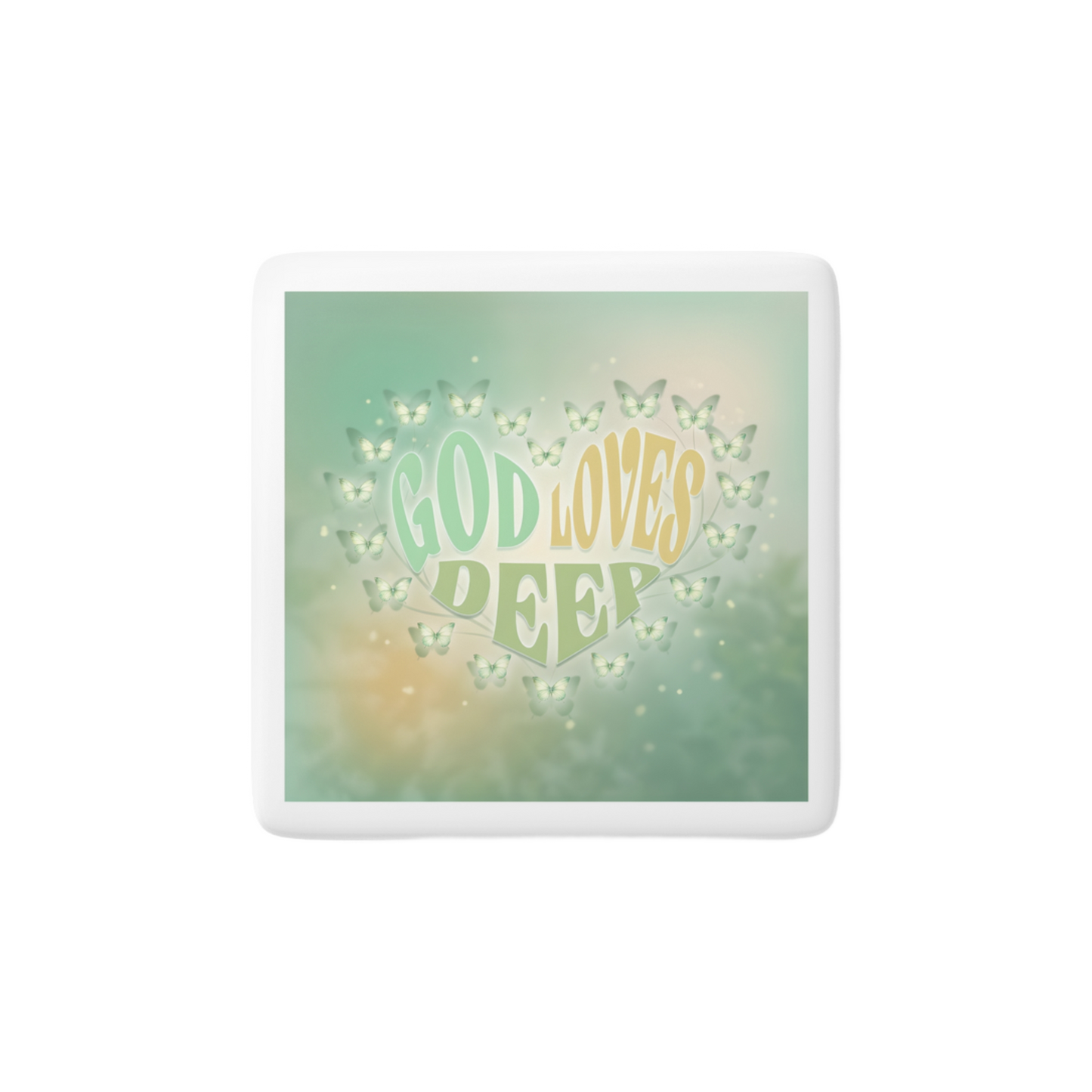 GOD LOVES DEEP Reminder Tile