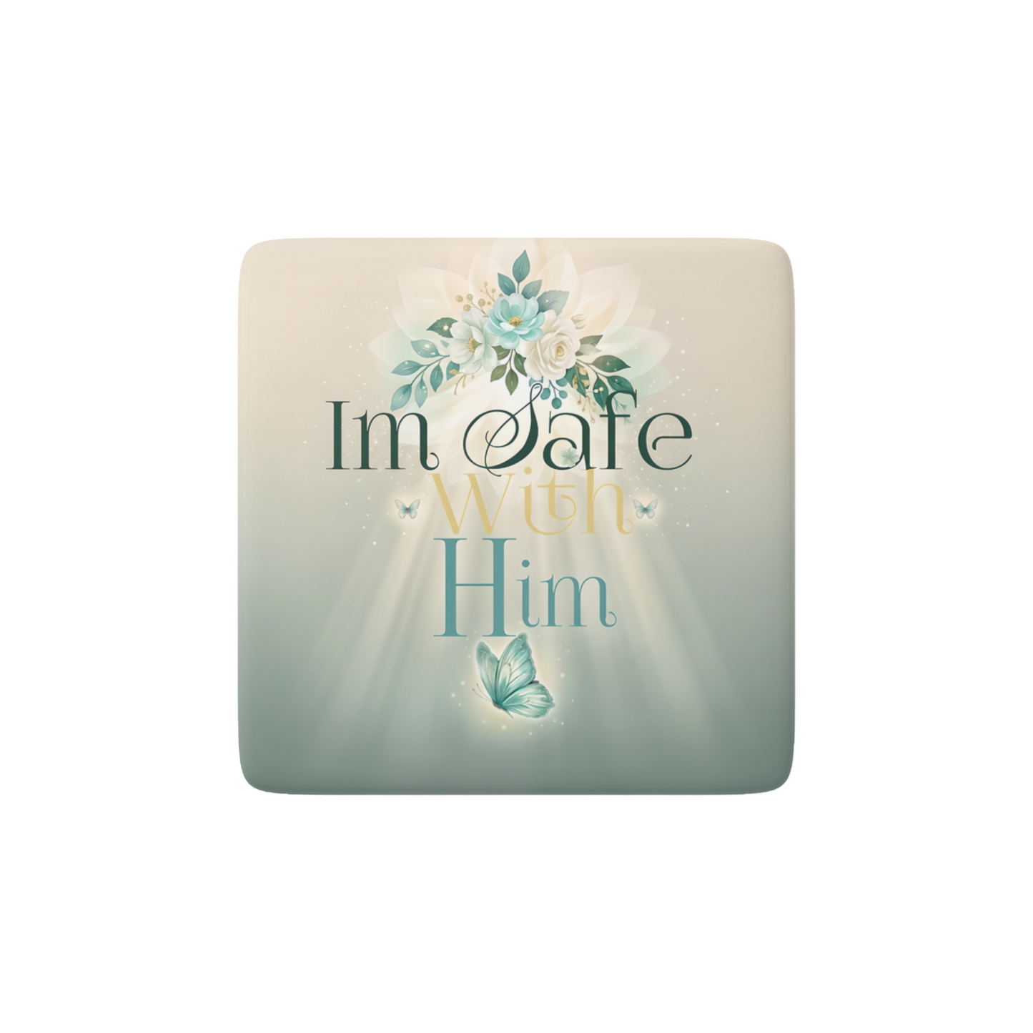 IM SAFE WITH HIM Reminder Tile