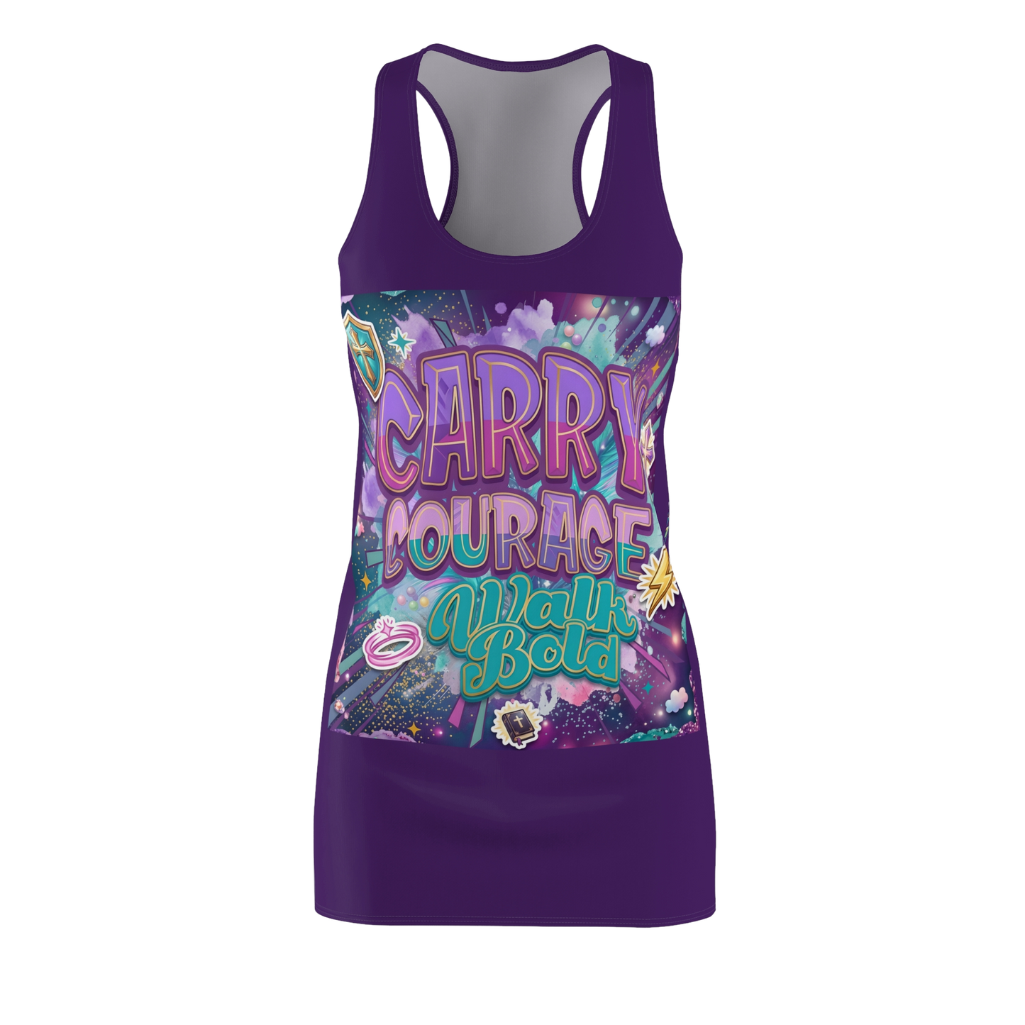 CARRY COURAGE WALK BOLD Summer Dress