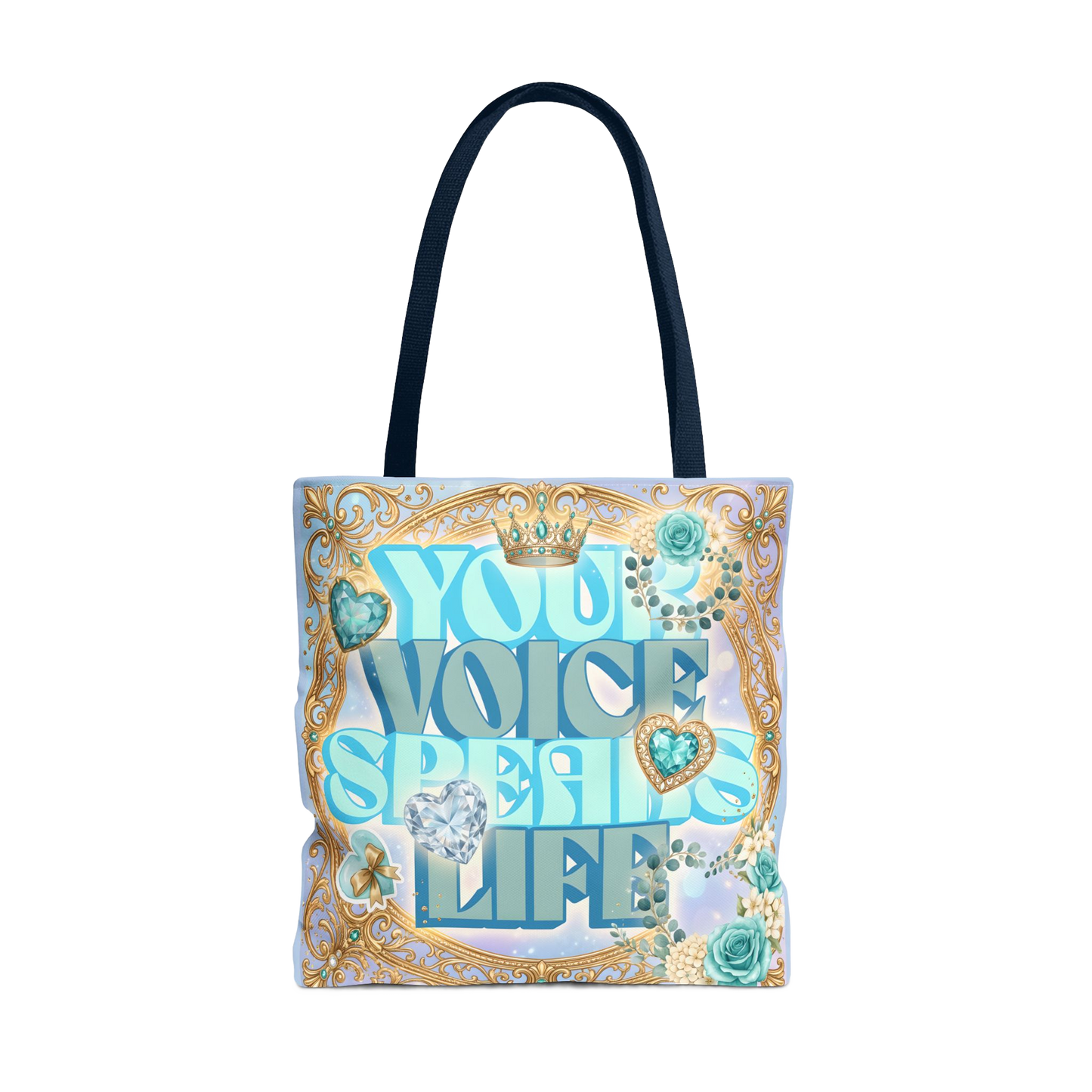 YOUR VOICE SPEAKS LIFE Carry Tote