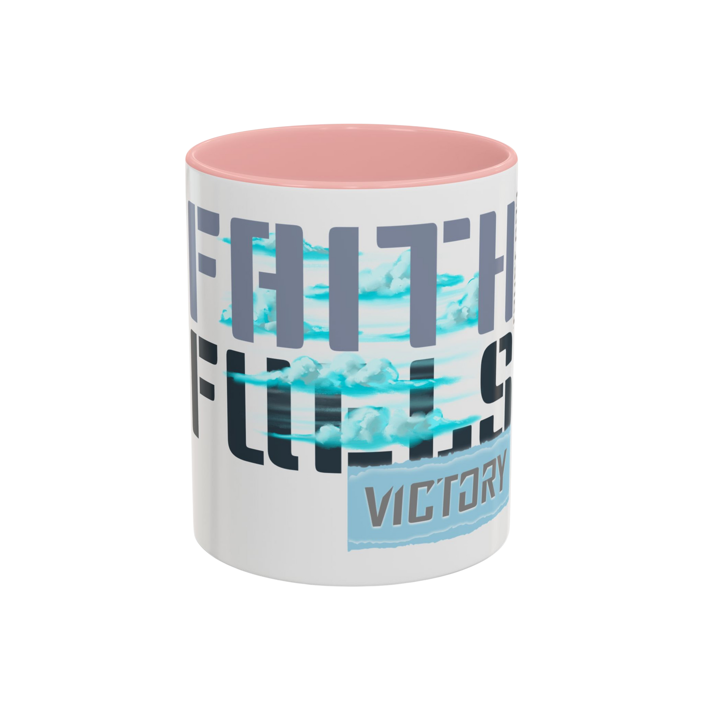 Faith Fuels Victory Christian Coffee Cup