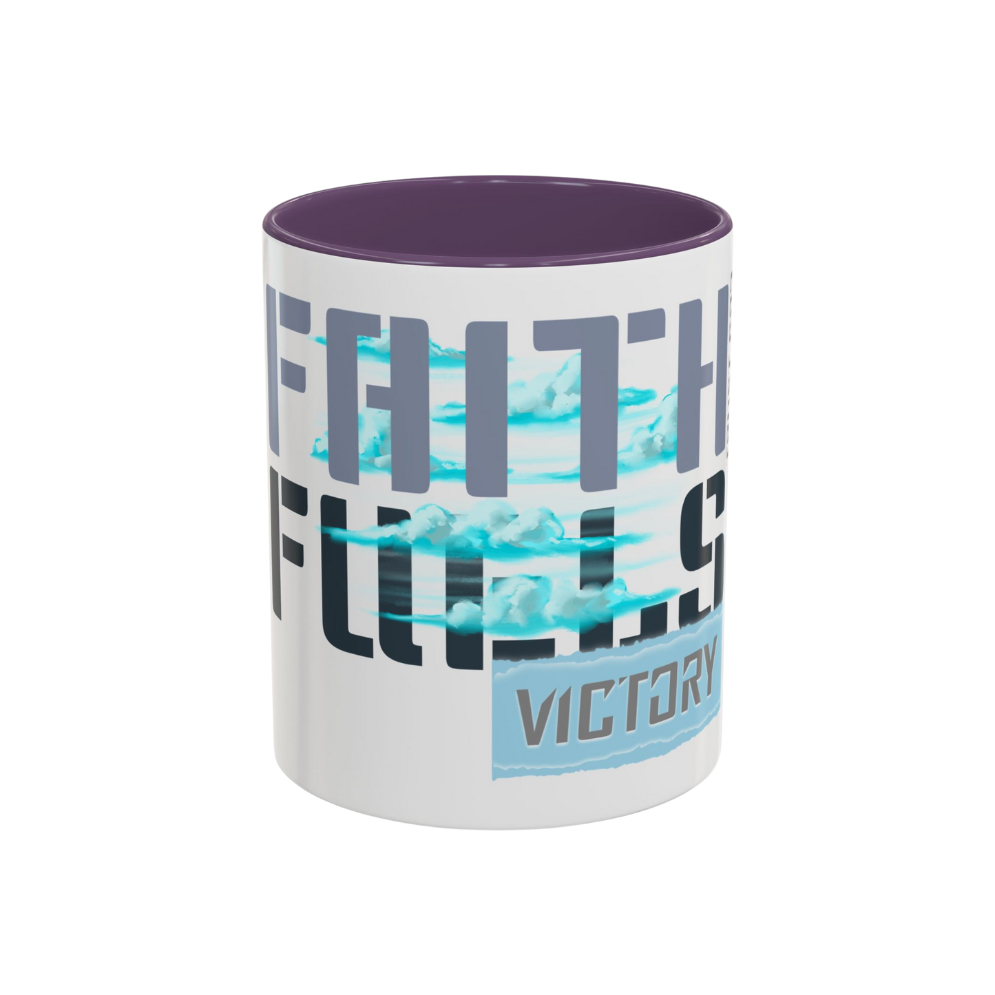 Faith Fuels Victory Christian Coffee Cup