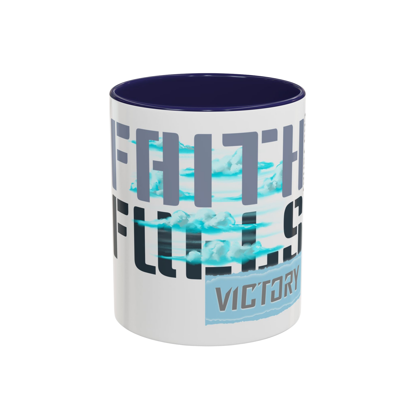 Faith Fuels Victory Christian Coffee Cup