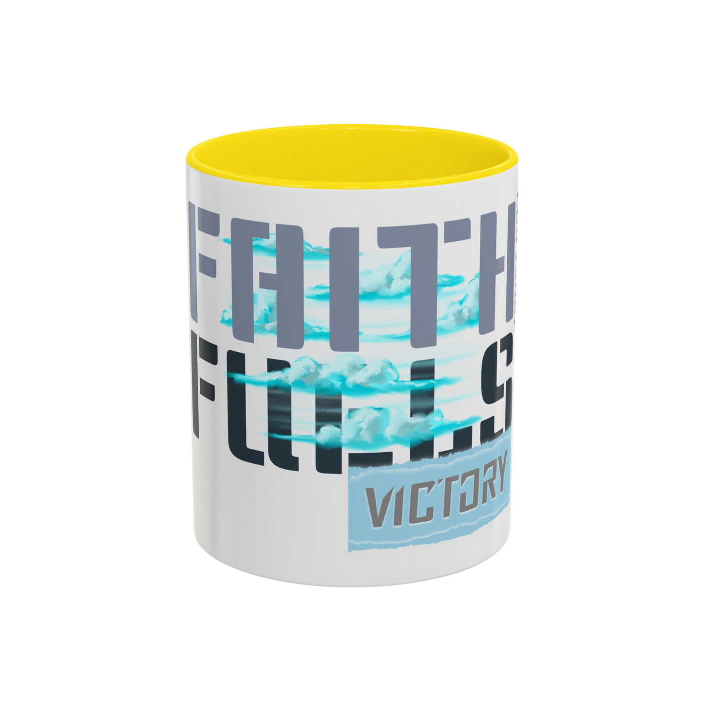 Faith Fuels Victory Christian Coffee Cup