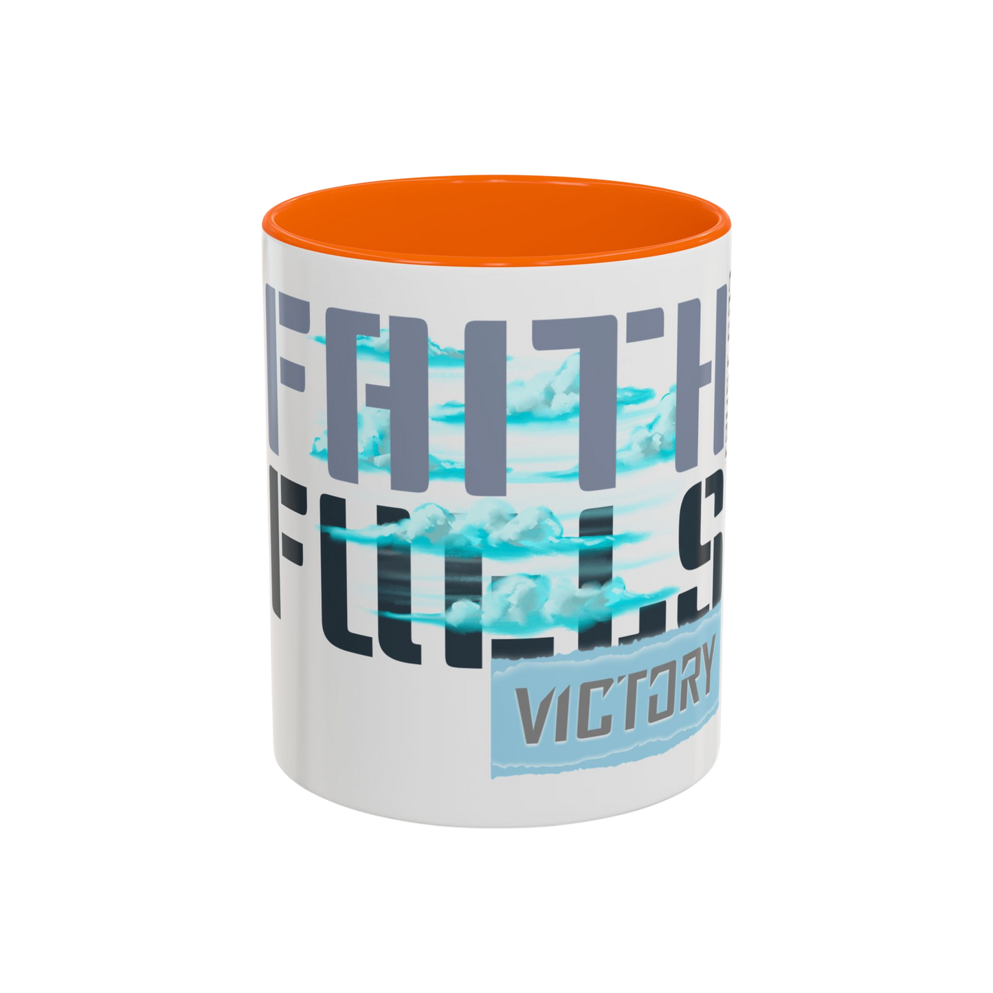 Faith Fuels Victory Christian Coffee Cup