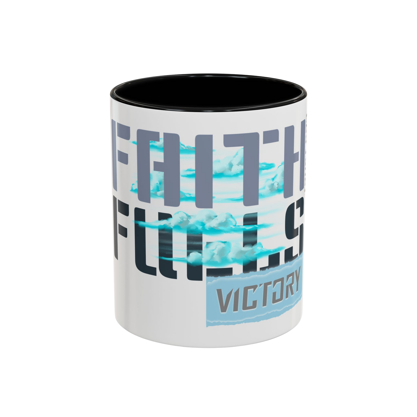 Faith Fuels Victory Christian Coffee Cup