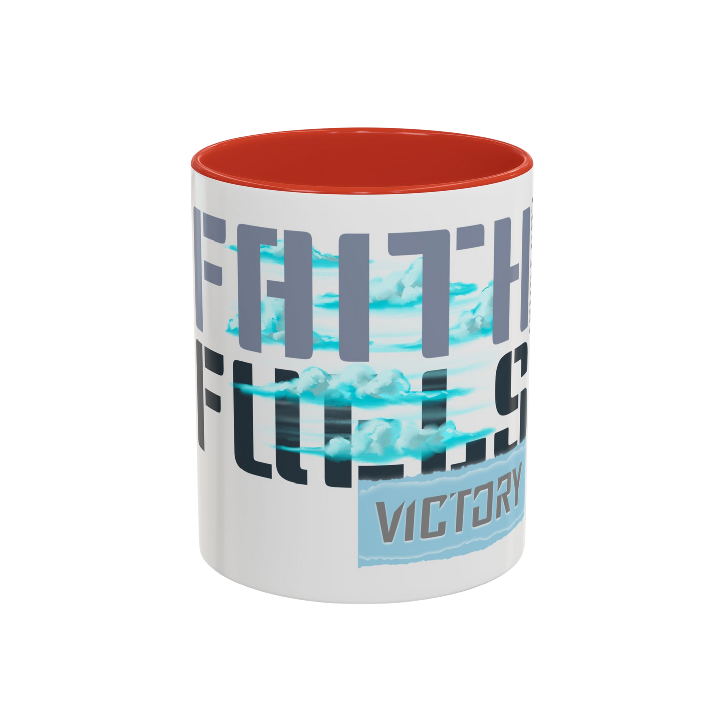 Faith Fuels Victory Christian Coffee Cup