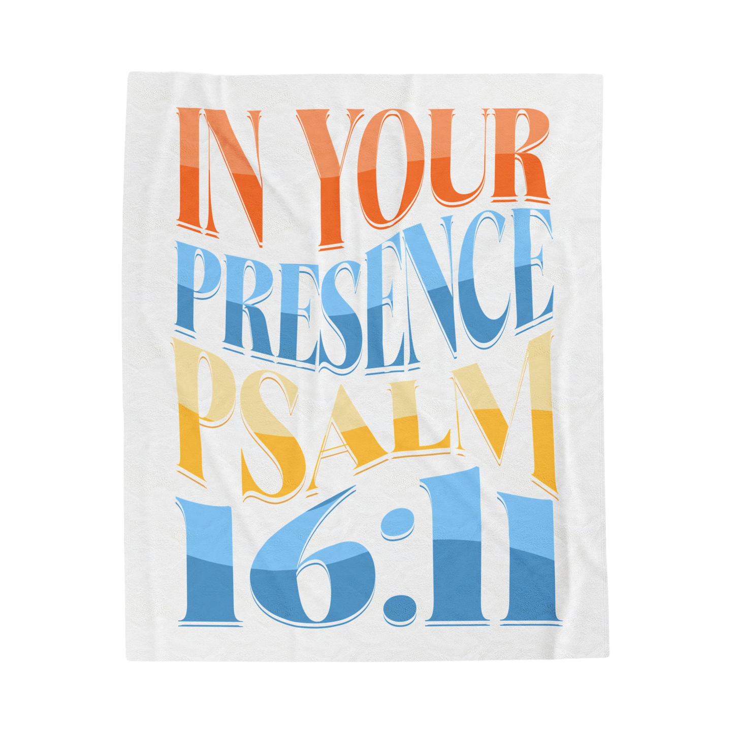 In Your Presence Scripture Throw