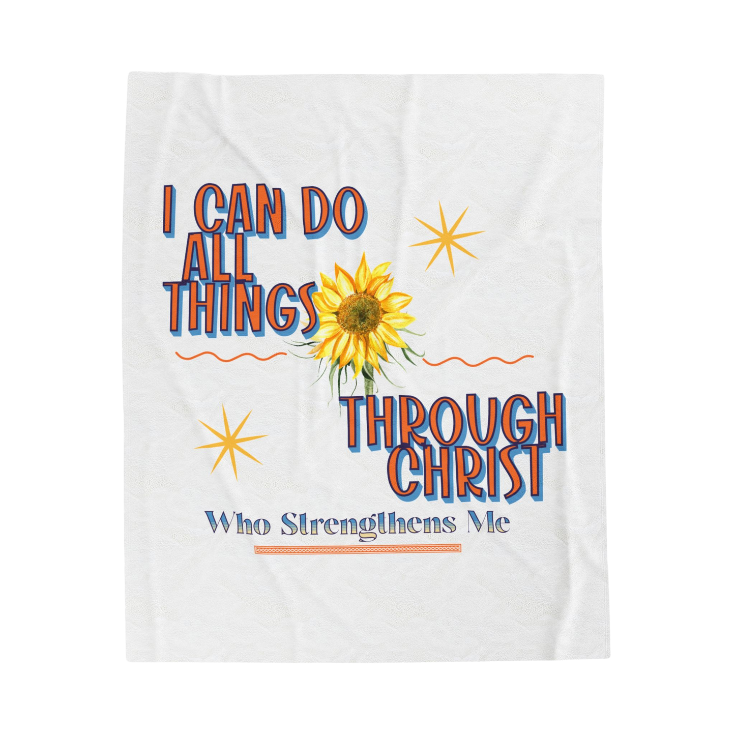 I Can Do All Things Through Christ Scripture Throw