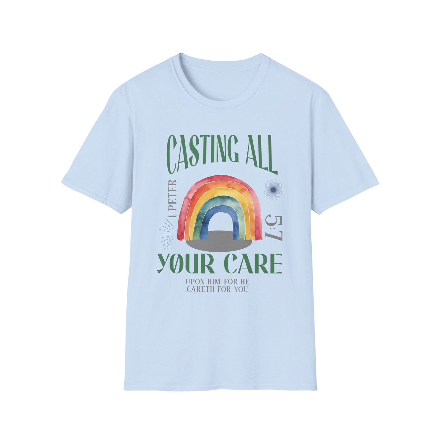 Casting All Your Cares Faith-Based Apparel for Women & Men