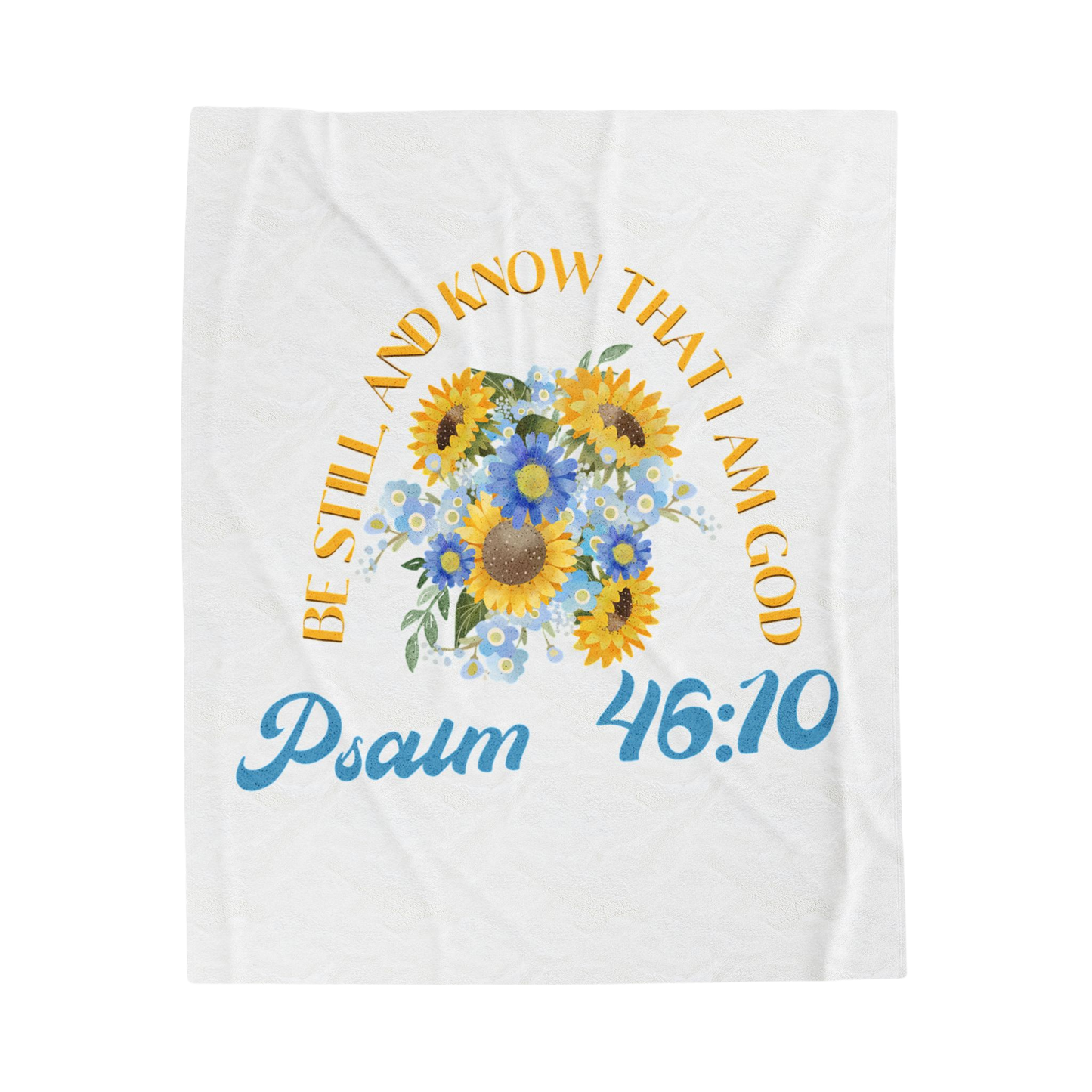Be Still and Know Scripture Throw