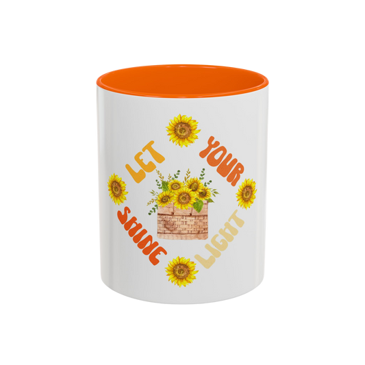 Let Your Light Shine Christian Coffee Cup
