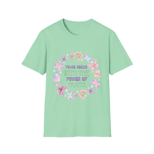 Peace Begins with the Power of Prayer Faith-Based Apparel for Women & Men