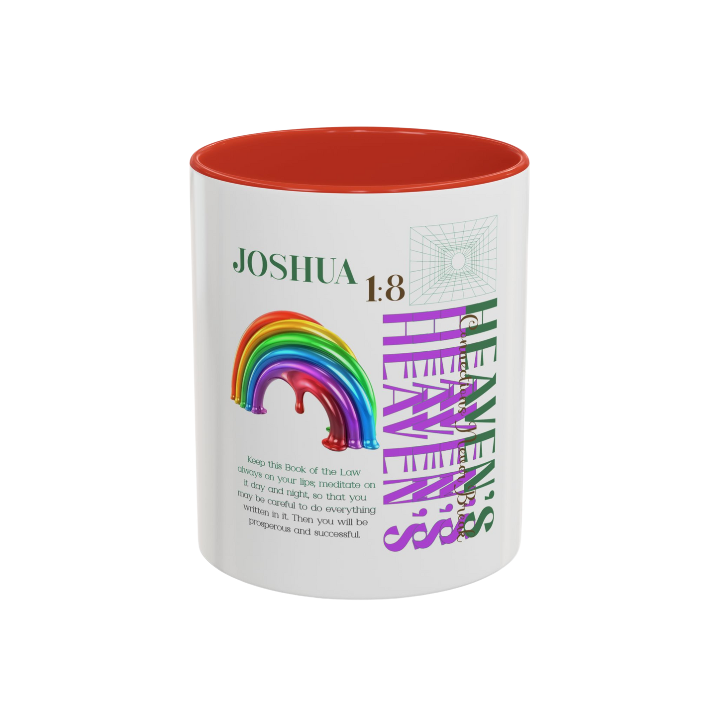 Heavens Covenant Never Breaks Christian Coffee Cup