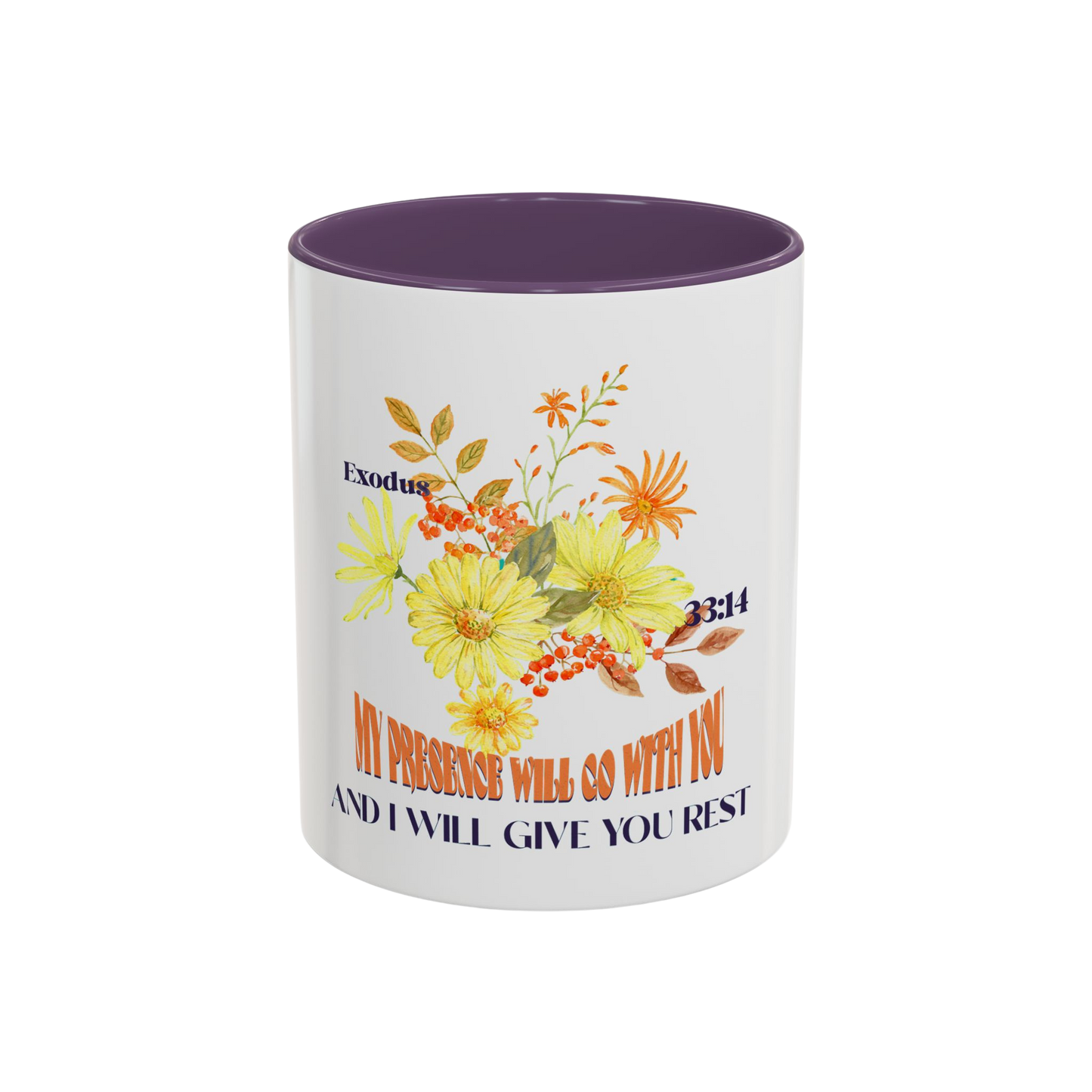 My Presence Will Go With You Christian Coffee Cup