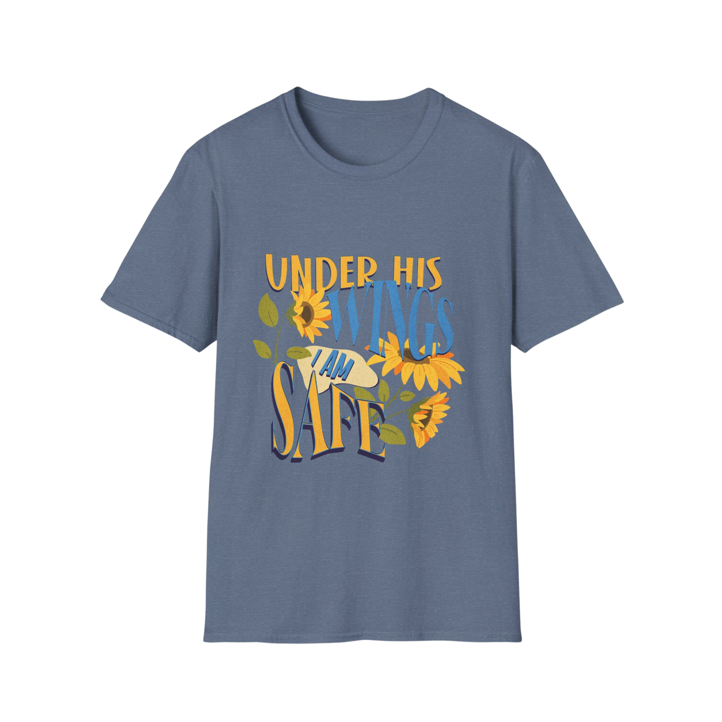 Under His Wings, I Am Safe Faith-Based Apparel for Women & Men