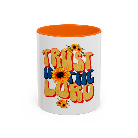 Trust In The Lord Christian Coffee Cup