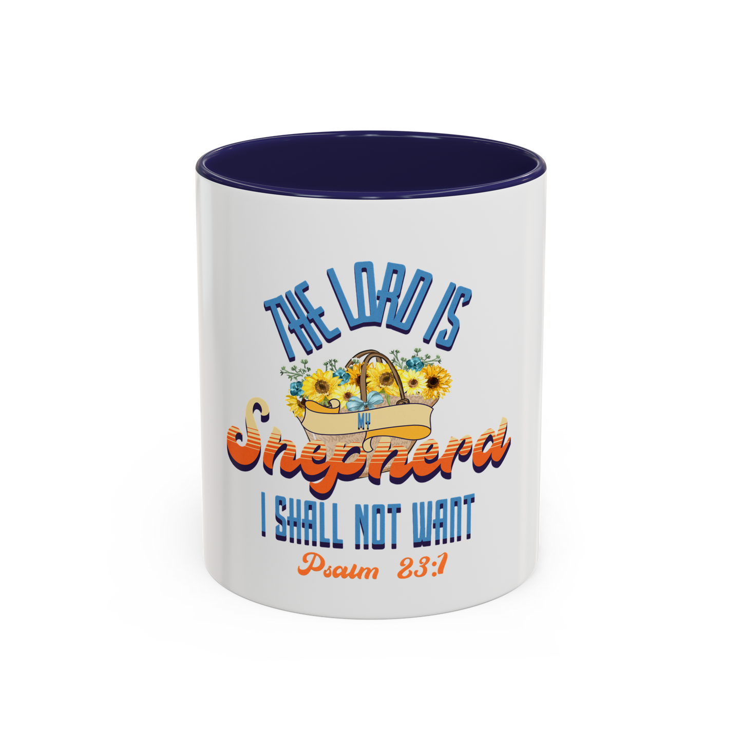 The Lord is My Shepherd Christian Coffee Cup