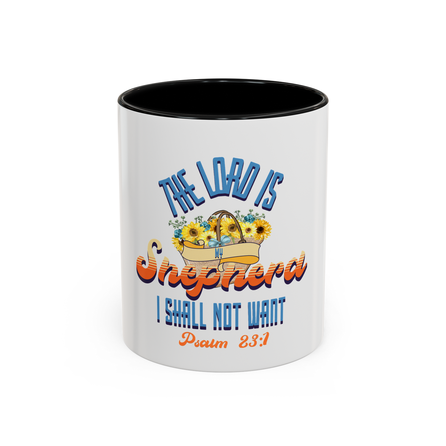 The Lord is My Shepherd Christian Coffee Cup