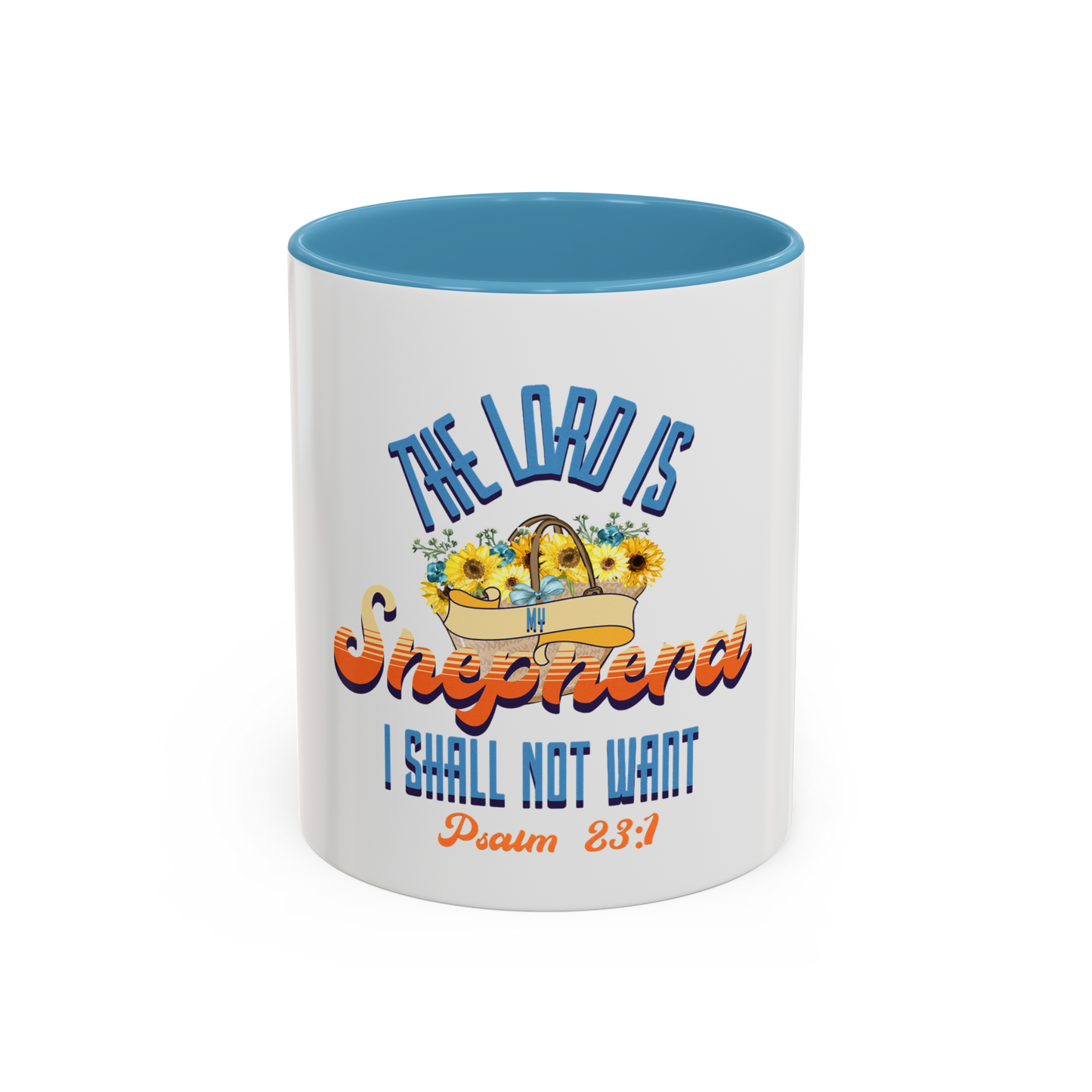 The Lord is My Shepherd Christian Coffee Cup